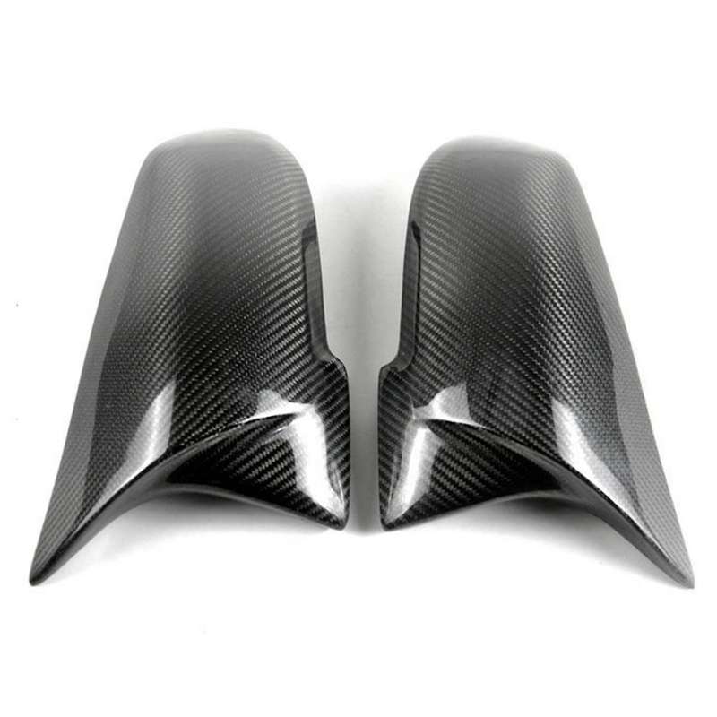 Real Carbon Fiber Side Rear View Mirror Cover Trim Side Wing Mirror Caps for 1 2 3 4 Series F20 F30
