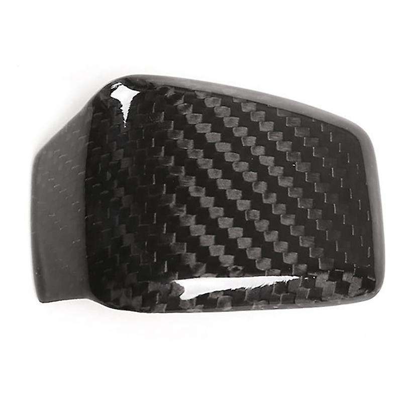 Real Carbon Fiber Steering Wheel Decoration Frame Strip Cover Trim V Frame Base for Giulia Stelvio