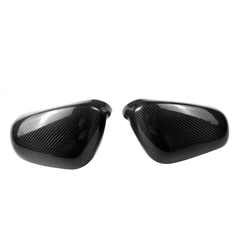 Real Carbon Fiber Side Rear View Mirror Cover Trim Side Wing Mirror Caps for Quattroporte GT 2007-20