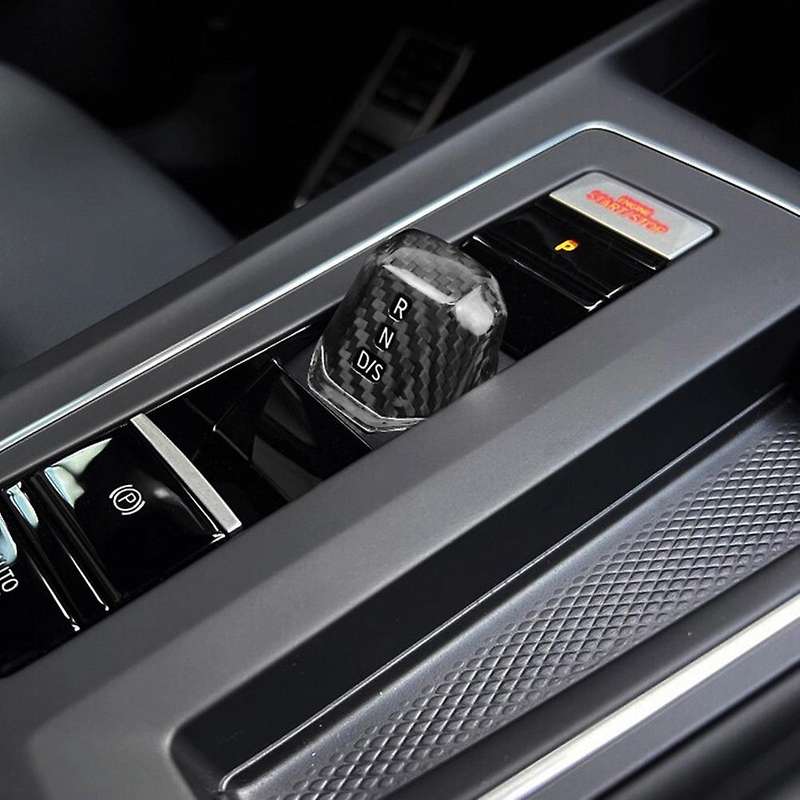 Real Carbon Fiber Sticker Car Gear Shift Knob Cover for Golf 8 Mk8 2021-2023