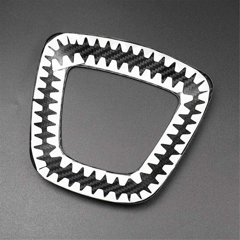 Real Carbon Fiber Sticker Car Steering Wheel Cover for 2024 Interior Accessories