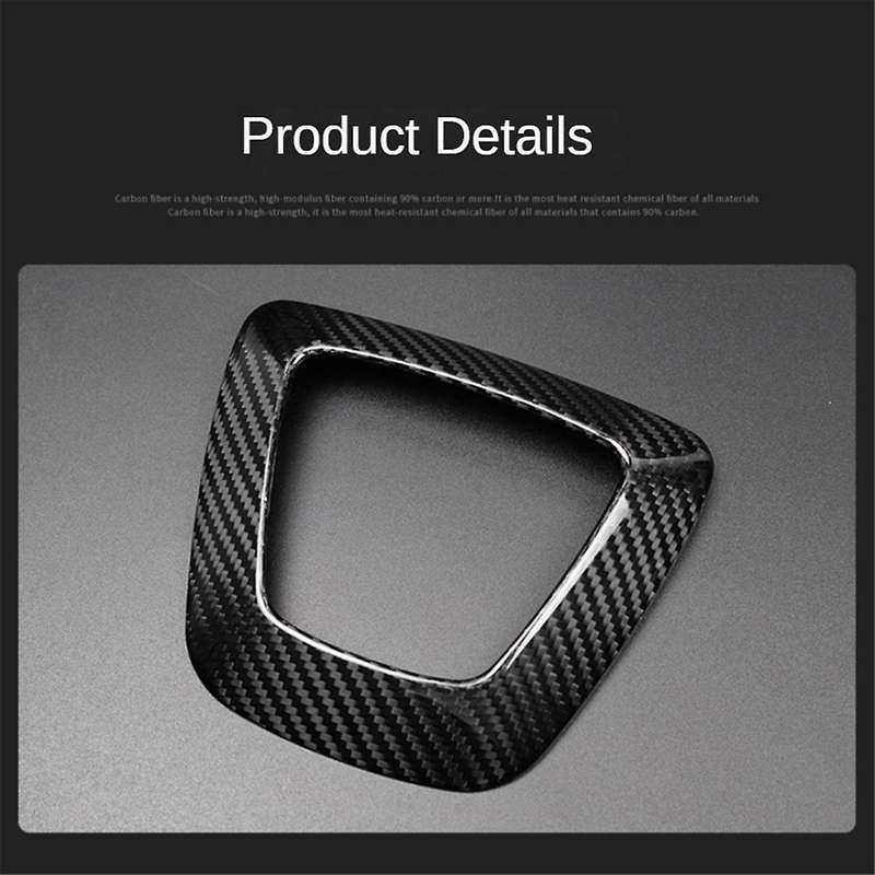 Real Carbon Fiber Sticker Car Steering Wheel Cover for 2024 Interior Accessories