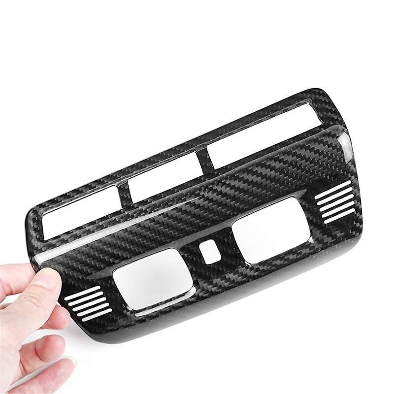 Real Carbon Fiber Sticker for C8 2020 2021 2022 2023 Front Reading Lamp Frame Interior Accessories