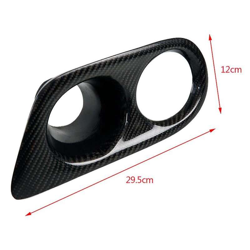 Real Carbon Fog Light Cover Surrounds Duct for 3 Series E46 01-06