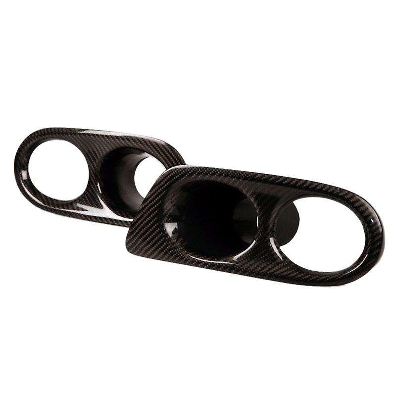 Real Carbon Fog Light Cover Surrounds Duct for 3 Series E46 01-06
