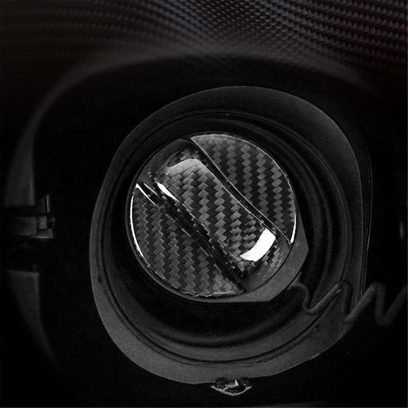 Real Hard Carbon Fiber Car Fuel Tank Cap Cover Trim for XC90 XC60 XC40 S80 S40 S60 S90 S60 V40 V70 S