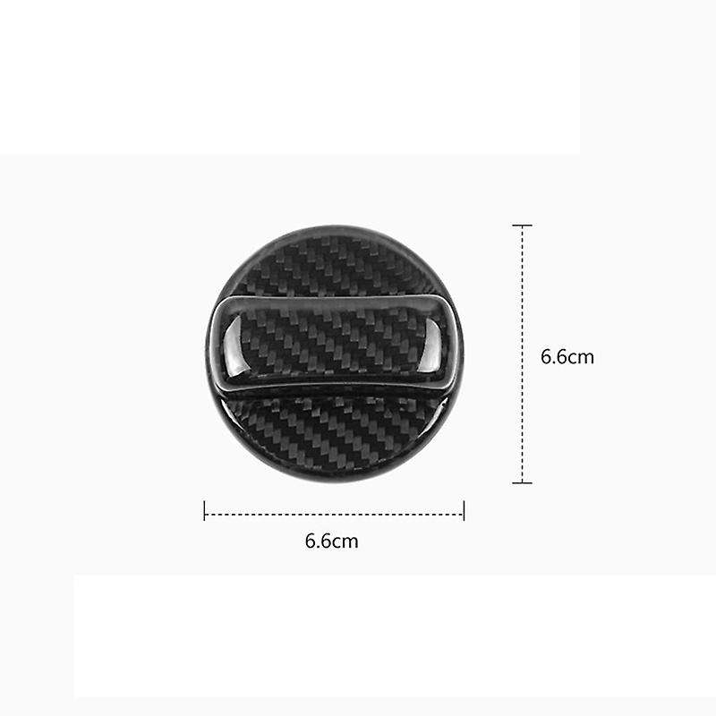 Real Hard Carbon Fiber Car Fuel Tank Cap Trim Cover Universal for Gr86 2021 2022 2023 Yaris(b)
