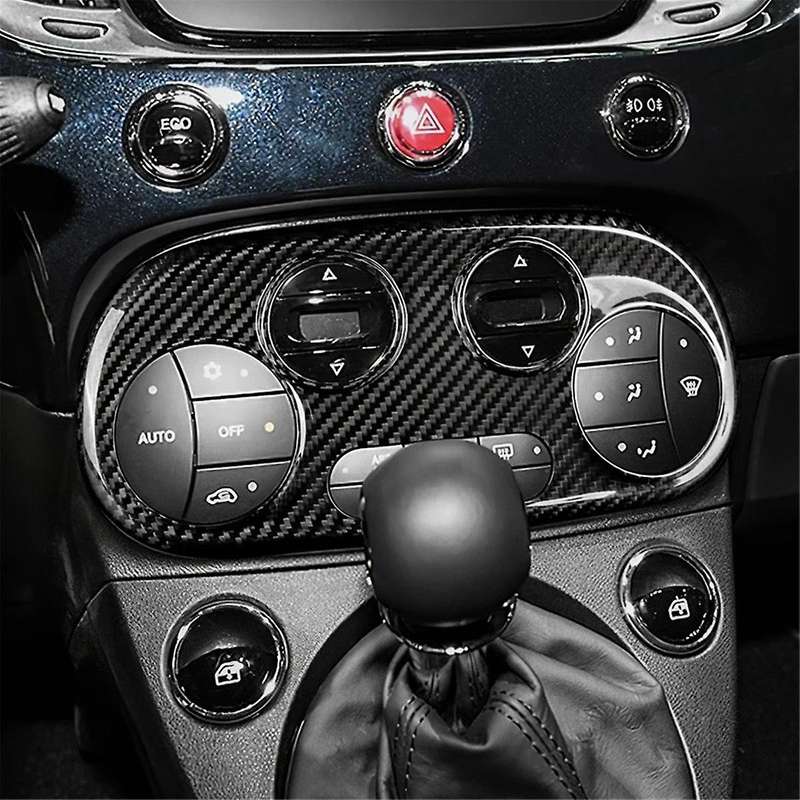 Real Hard Carbon Fiber AC Control Panel Frame for 595 2012-2023 for 2008-2023 AC
