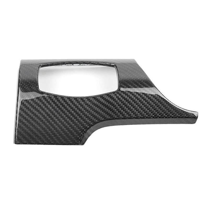 Real Hard Carbon Fiber Car Headlight Switch Interior Trim Sticker for 2015-2023