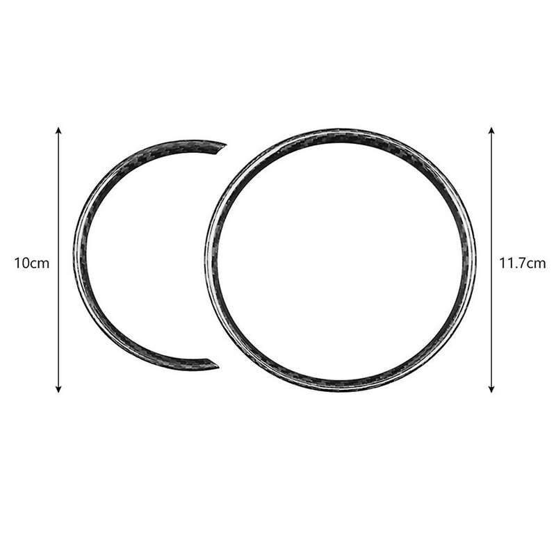 Real Hard Carbon Fiber Car Tachometer Stickers for MINI ONE S JCW F54 F55 F56 F57 F60 Car Interior A