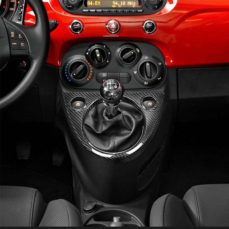 Real Hard Carbon Fiber Central Control Gear Shift Panel Frame for 2011-2015 for 595 2016-2023
