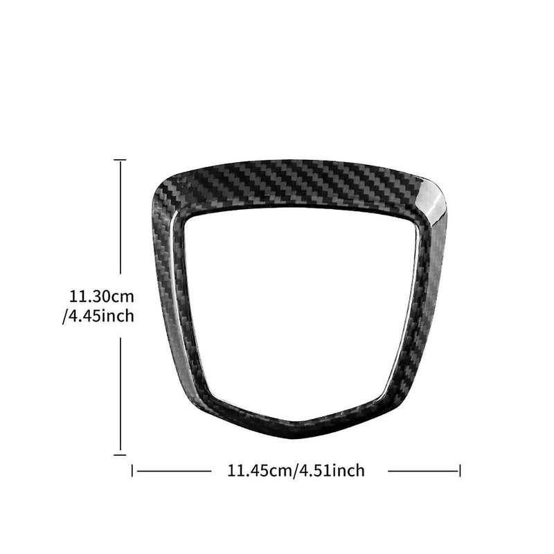 Real Hard Carbon Fiber Cover for 595 2012-2023 Rear Logo Trim Accessories