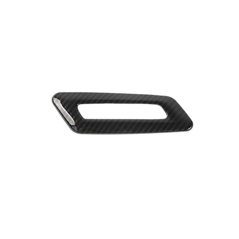 Real Hard Carbon Fiber for 2016-2023 Car Door Front Button Frame Interior Trim Accessories