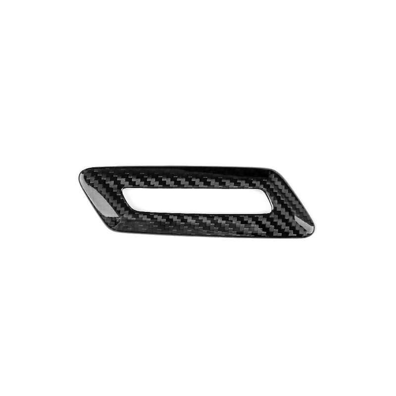 Real Hard Carbon Fiber for 2016-2023 Car Door Front Button Frame Interior Trim Accessories