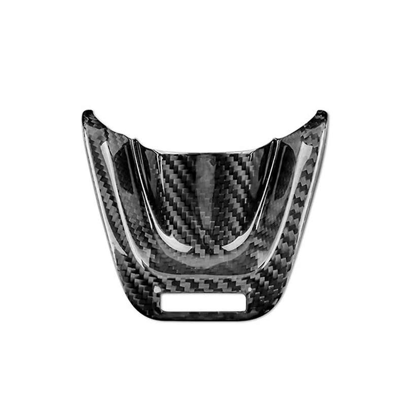 Real Hard Carbon Fiber Cover for 2018-2023 Car Steering Wheel Panel Trim Accessories