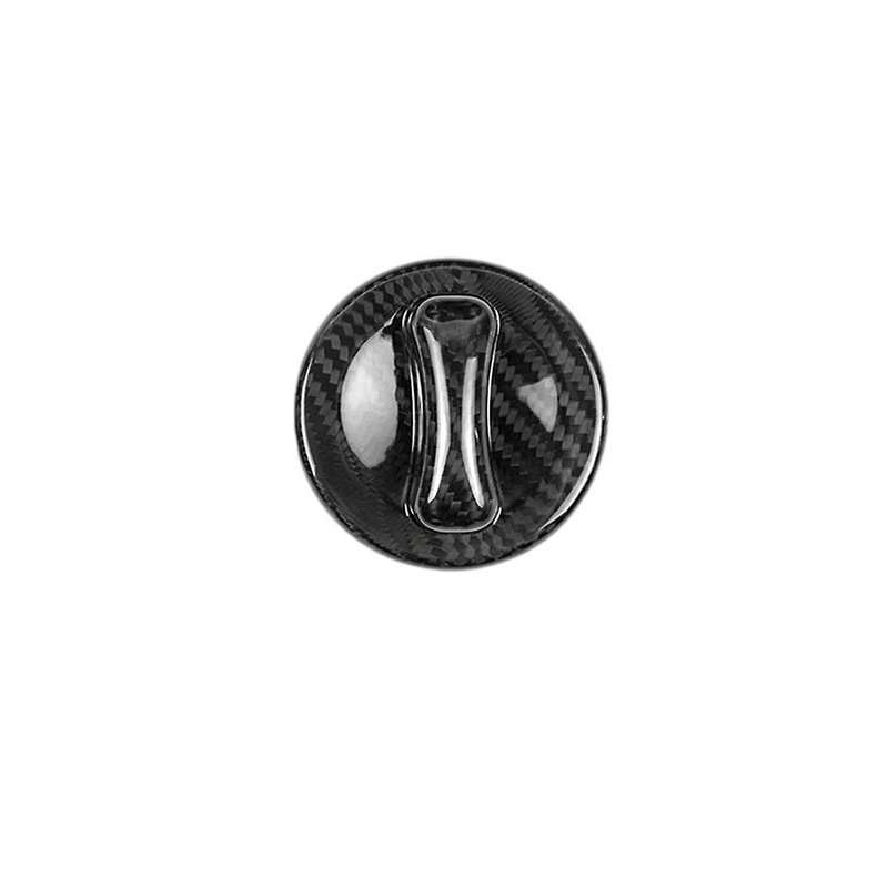 Real Hard Carbon Fiber Fuel Tank Cap Cover Universal for C300 C63S E63S E55 CLA CLK (B)