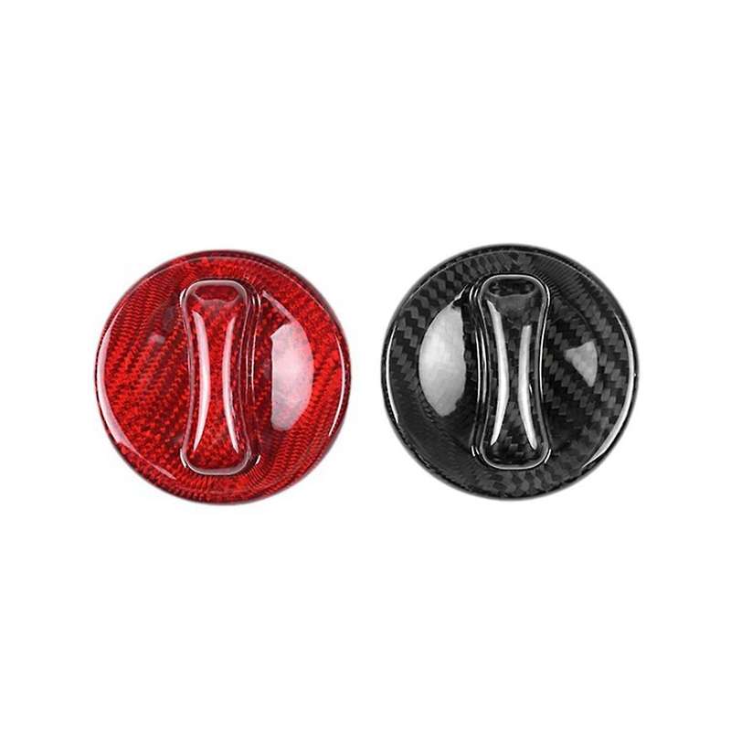 Real Hard Carbon Fiber Fuel Tank Cap Cover Universal for C300 C63S E63S E55 CLA CLK (B)