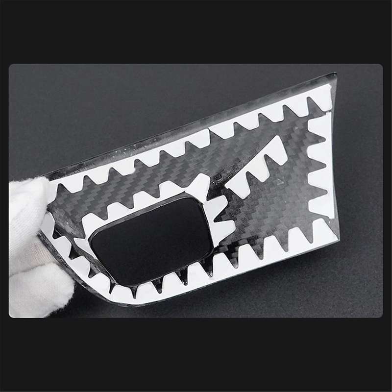 Real Hard Carbon Fiber Sticker Car Start Stop Engine Sticker for 2016-2024