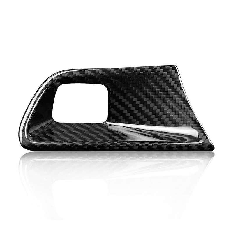 Real Hard Carbon Fiber Sticker Car Start Stop Engine Sticker for 2016-2024