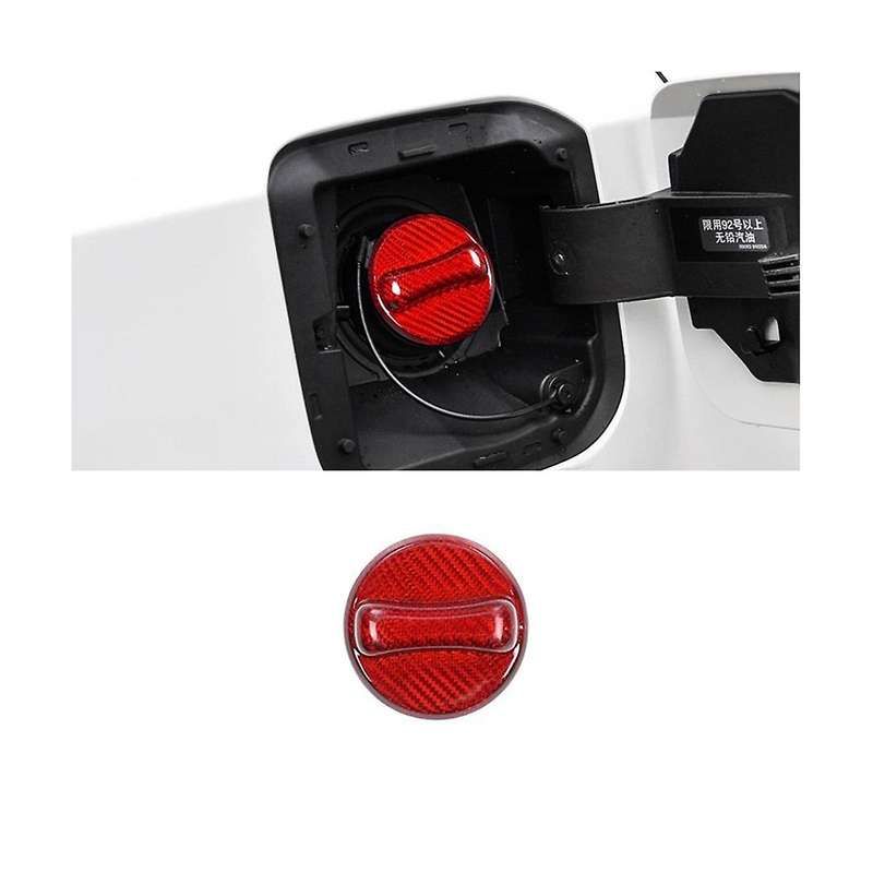 Real Hard Carbon Fiber Sticker Car Gas Fuel Tank Cap Gasoline Cover Accessories for Universial(Carbo