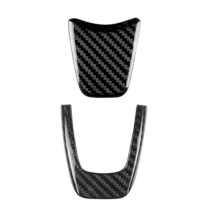 Real Hard Carbon Fiber Sticker Car Steering Wheel Cover Trim Accessories for 595 2012 2013 2014 201