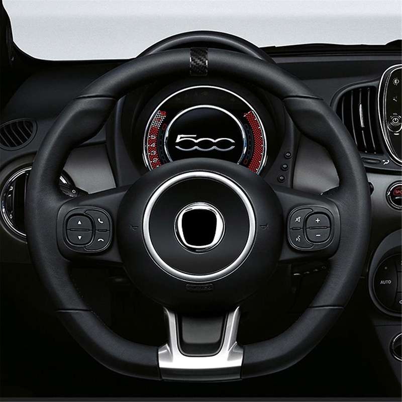 Real Hard Carbon Fiber Sticker for 2020 2021 2022 2023 Car Steering Wheel Ring Cover Trim Accessorie