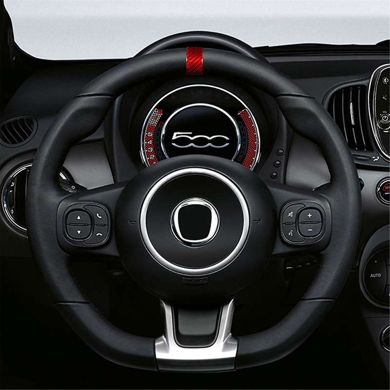 Real Hard Carbon Fiber Sticker for 2020 2021 2022 2023 Car Steering Wheel Ring Cover Trim Accessorie