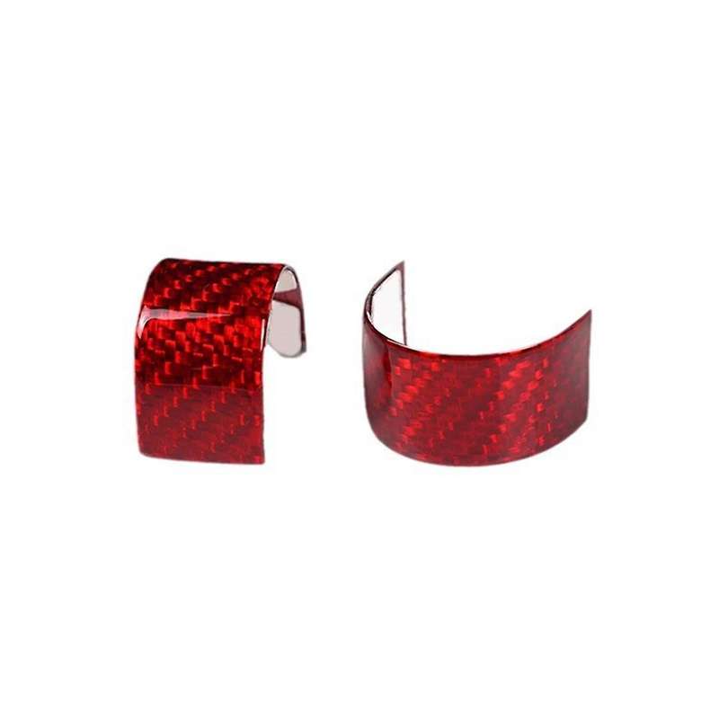 Real Hard Carbon Fiber Sticker for 2020 2021 2022 2023 Car Steering Wheel Ring Cover Trim Accessorie