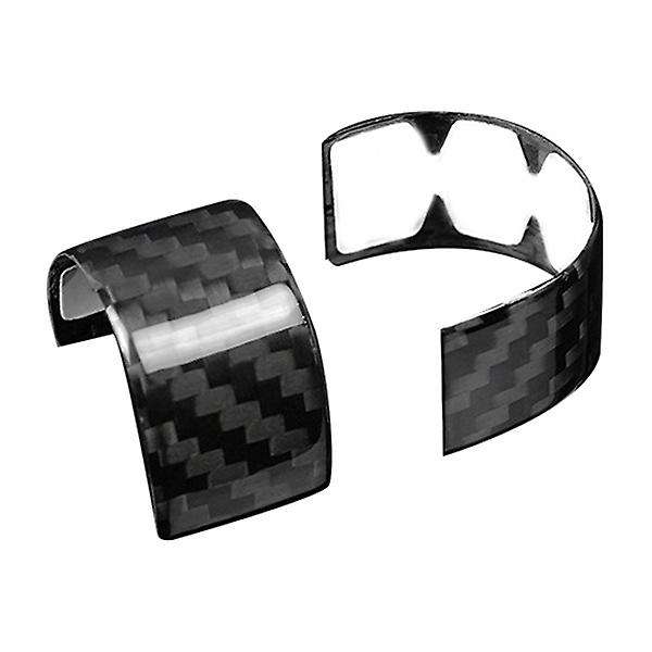 Real Hard Carbon Fiber Sticker for 2020 2021 2022 2023 Car Steering Wheel Ring Cover Trim Accessorie