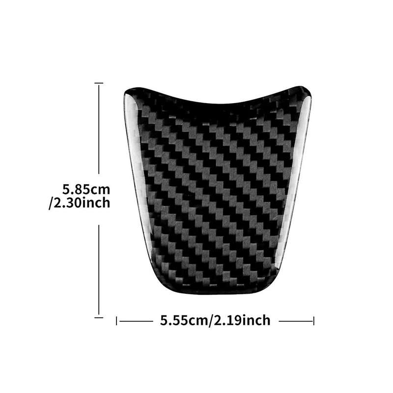 Real Hard Carbon Fiber Sticker for 595 2012 2013 2014 2015 Car Steering Wheel Cover Accessories