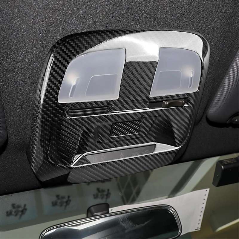 Real Hard Carbon Fiber Sticker for BRZ GR86 2022 2023 2024 Car Front Console Reading Light Cover