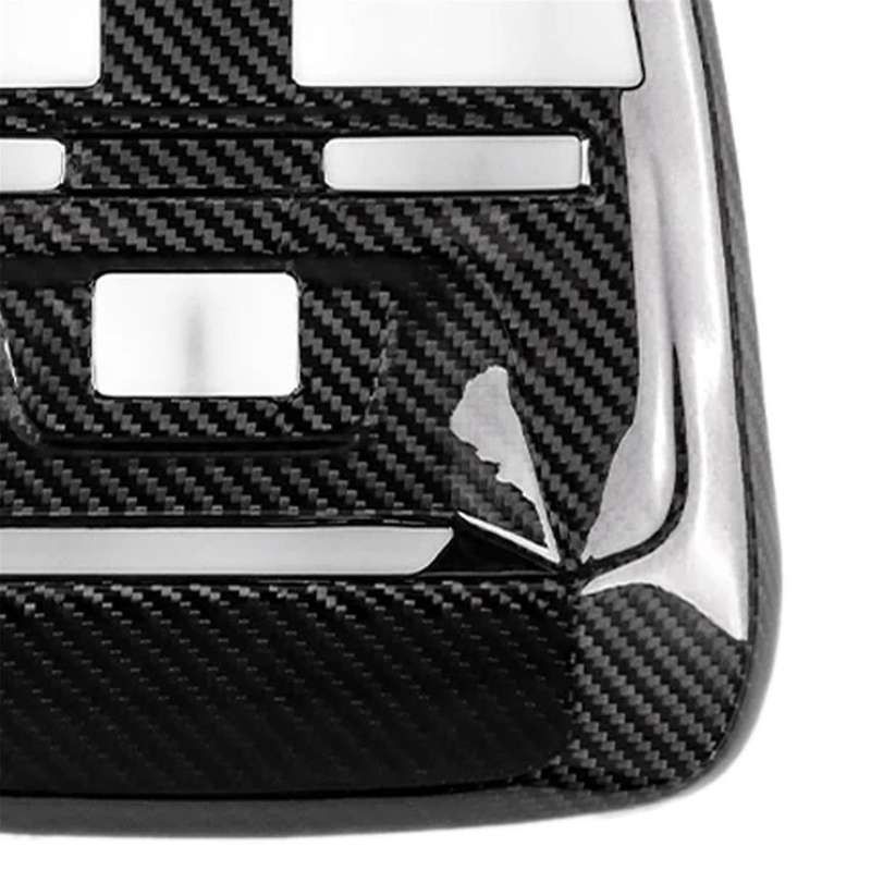 Real Hard Carbon Fiber Sticker for BRZ GR86 2022 2023 2024 Car Front Console Reading Light Cover
