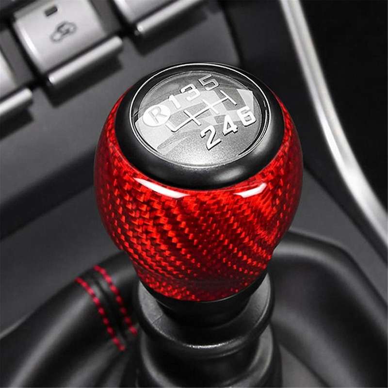 Real Hard Carbon Fiber Sticker for BRZ GR86 2023 Car Gear Shift Cover Interior Trim Accessories(B)