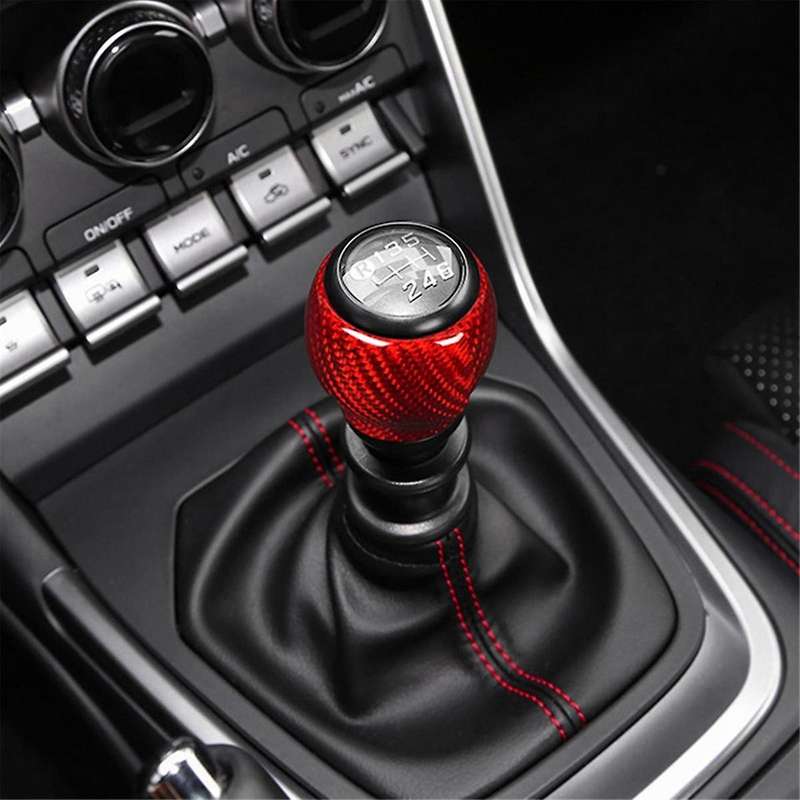 Real Hard Carbon Fiber Sticker for BRZ GR86 2023 Car Gear Shift Cover Interior Trim Accessories(B)