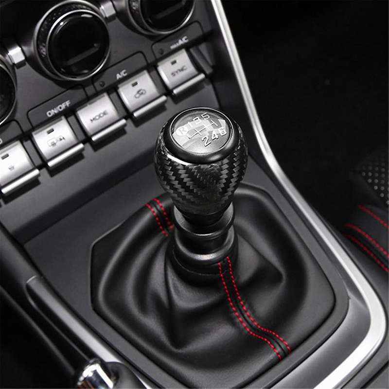 Real Hard Carbon Fiber Sticker for BRZ GR86 2023 Car Gear Shift Cover Interior Trim Accessories(B)