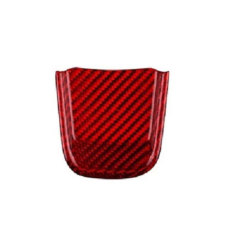 Real Hard Carbon Fiber Sticker for 595 2020 2021 2022 2023 Car Steering Wheel Trim Accessories Red