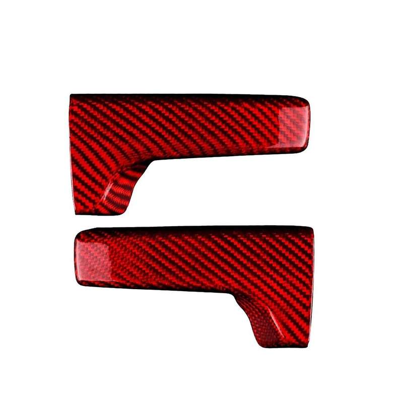 Real Hard Carbon Fiber Sticker for BRZ GR86 2022-2024 Seat Adjustment Handle Interior Trim(Balck)