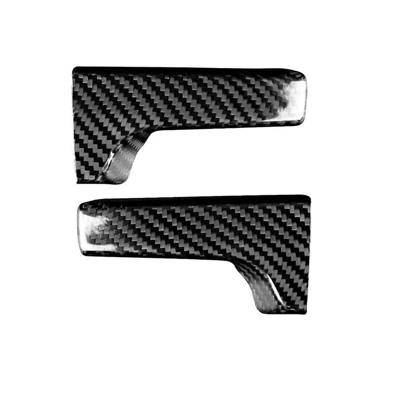 Real Hard Carbon Fiber Sticker for BRZ GR86 2022-2024 Seat Adjustment Handle Interior Trim(Balck)