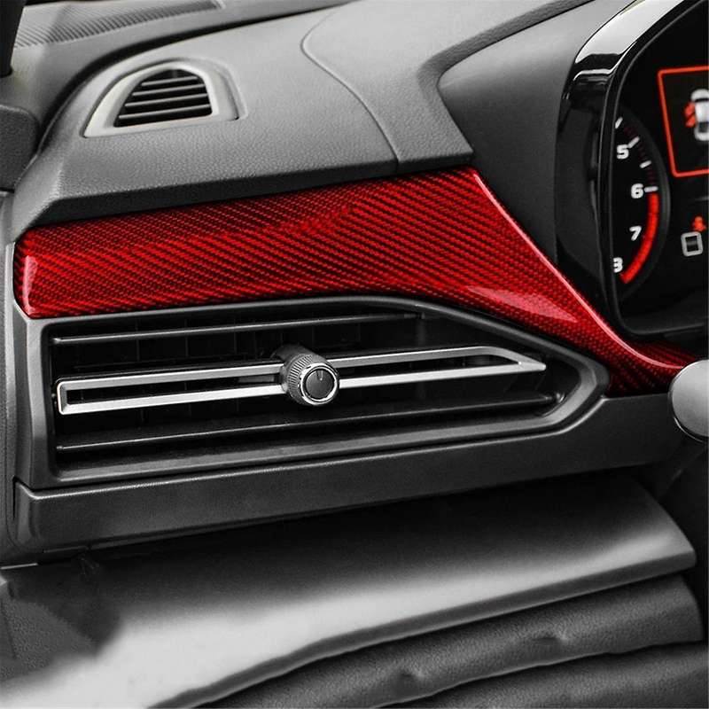Real Hard Carbon Fiber Sticker for Crosstrek 2024 / 2022 2023 Main Driver'S Left Trim Black