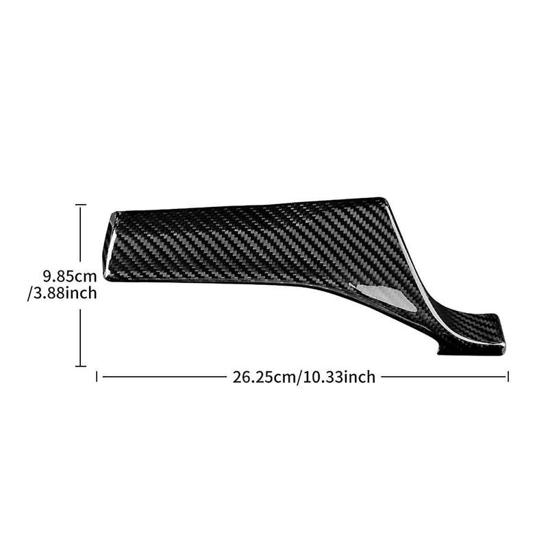 Real Hard Carbon Fiber Sticker for Crosstrek 2024 / 2022 2023 Main Driver'S Left Trim Black