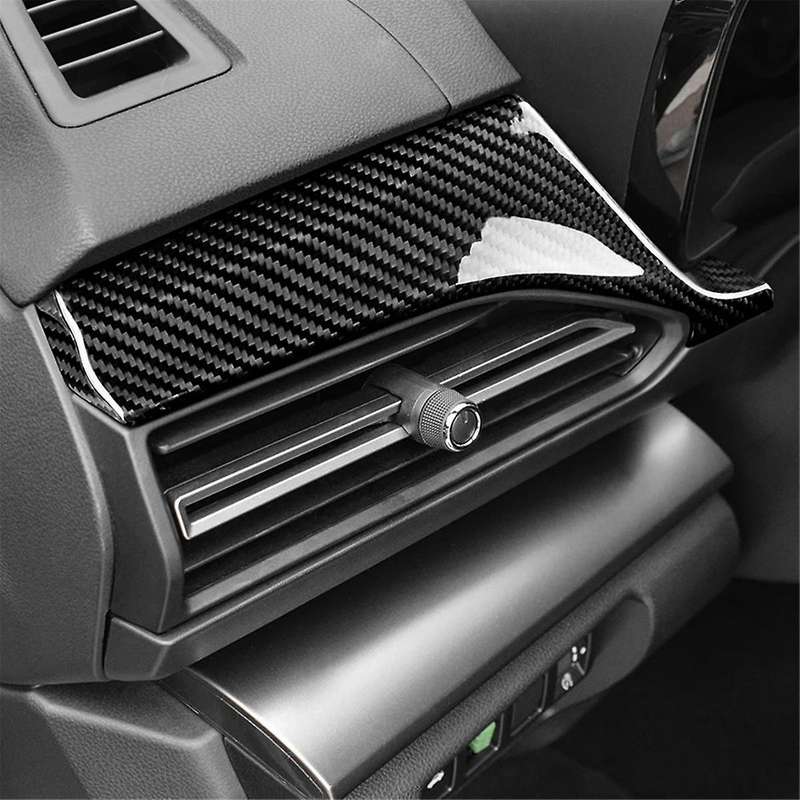 Real Hard Carbon Fiber Sticker for Crosstrek 2024 / 2022 2023 Main Driver'S Left Trim Black