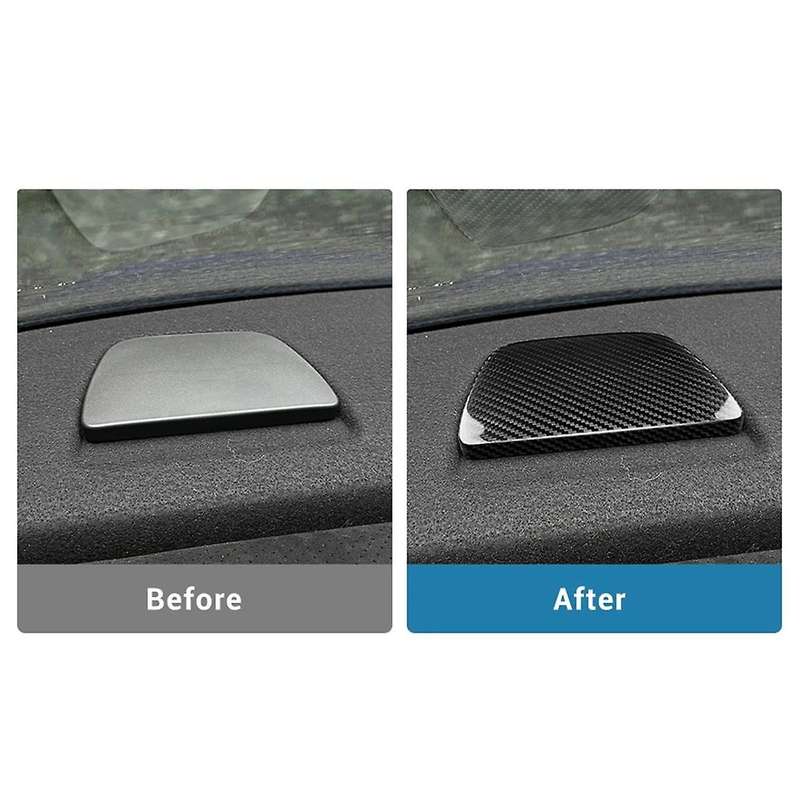 Real Hard Carbon Fiber Trim for BRZ GR86 2022-2024 Rear Seat Top Cover Sticker Accessories LHD RHD