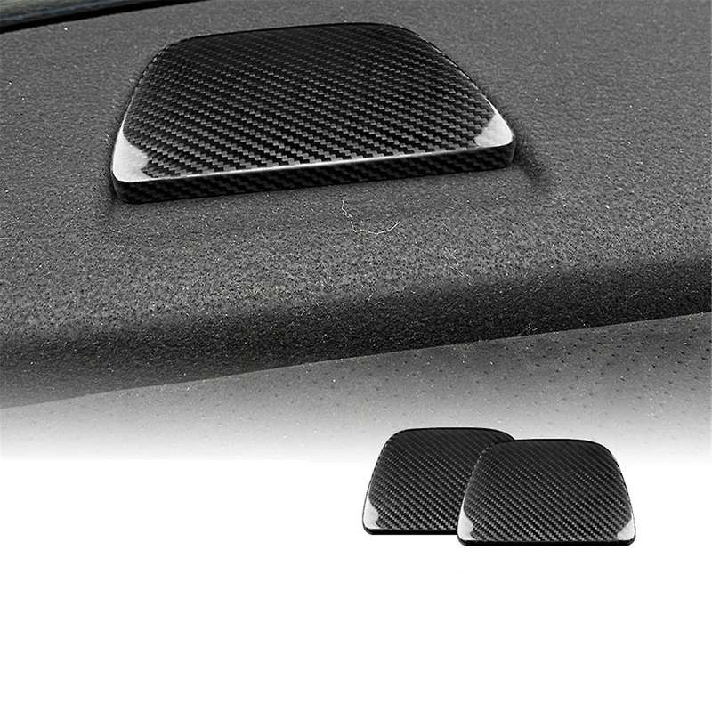 Real Hard Carbon Fiber Trim for BRZ GR86 2022-2024 Rear Seat Top Cover Sticker Accessories LHD RHD