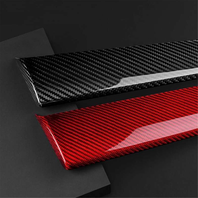Real Hard Carbon Fiber Sticker for Crosstrek 2024 2024 2022 2023 Car Driver Left Trim Black
