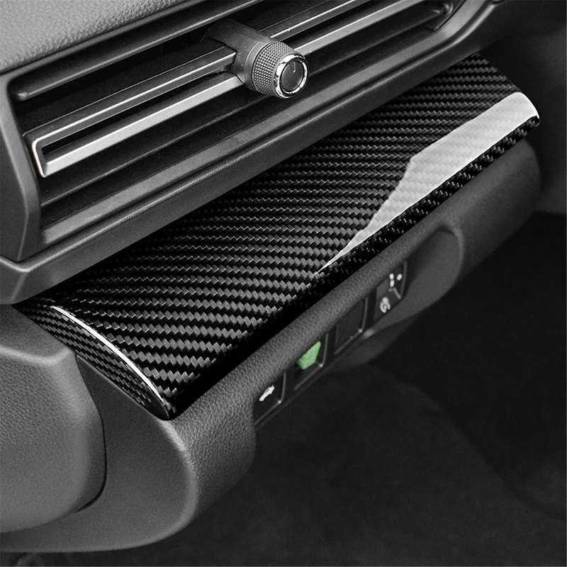 Real Hard Carbon Fiber Sticker for Crosstrek 2024 2024 2022 2023 Car Driver Left Trim Black