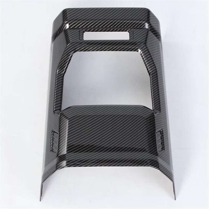 Rear Anti Kick Panel Cover Frame Trim for Jetour 2023 2024 Accessories Carbon Fiber