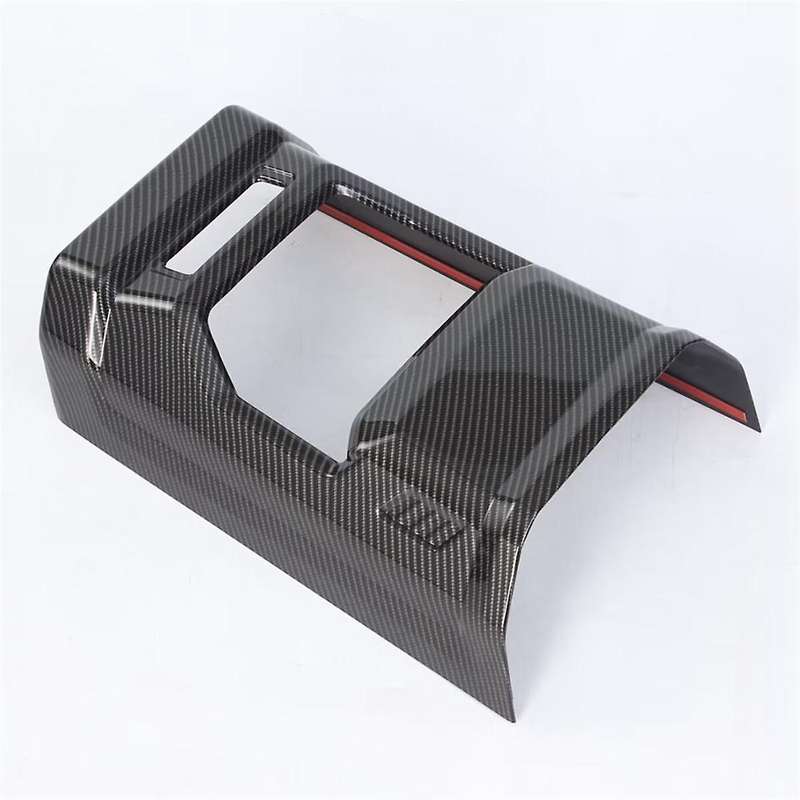 Rear Anti Kick Panel Cover Frame Trim for Jetour 2023 2024 Accessories Carbon Fiber