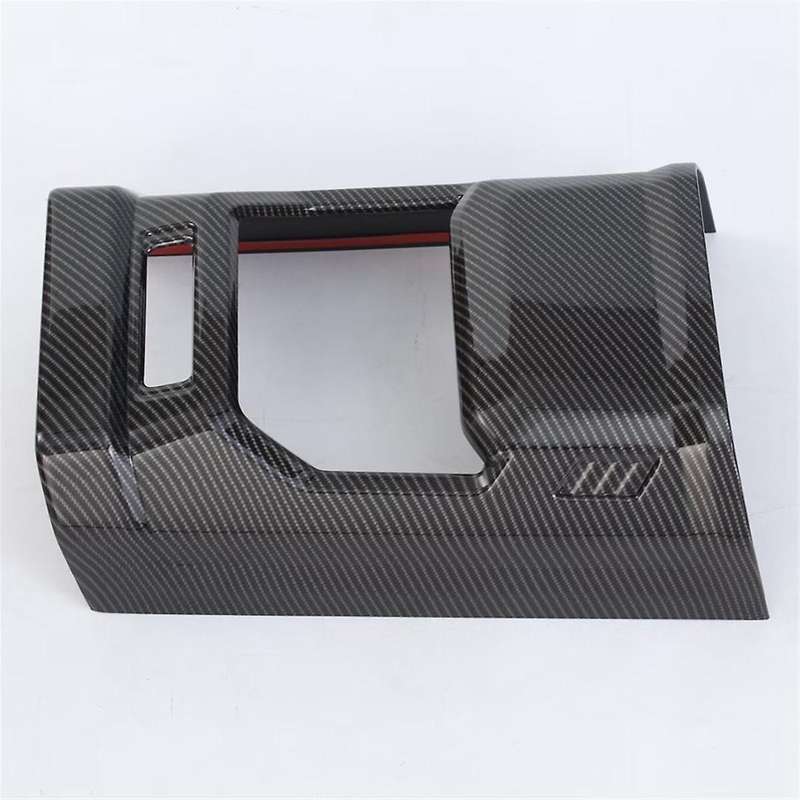 Rear Anti Kick Panel Cover Frame Trim for Jetour 2023 2024 Accessories Carbon Fiber