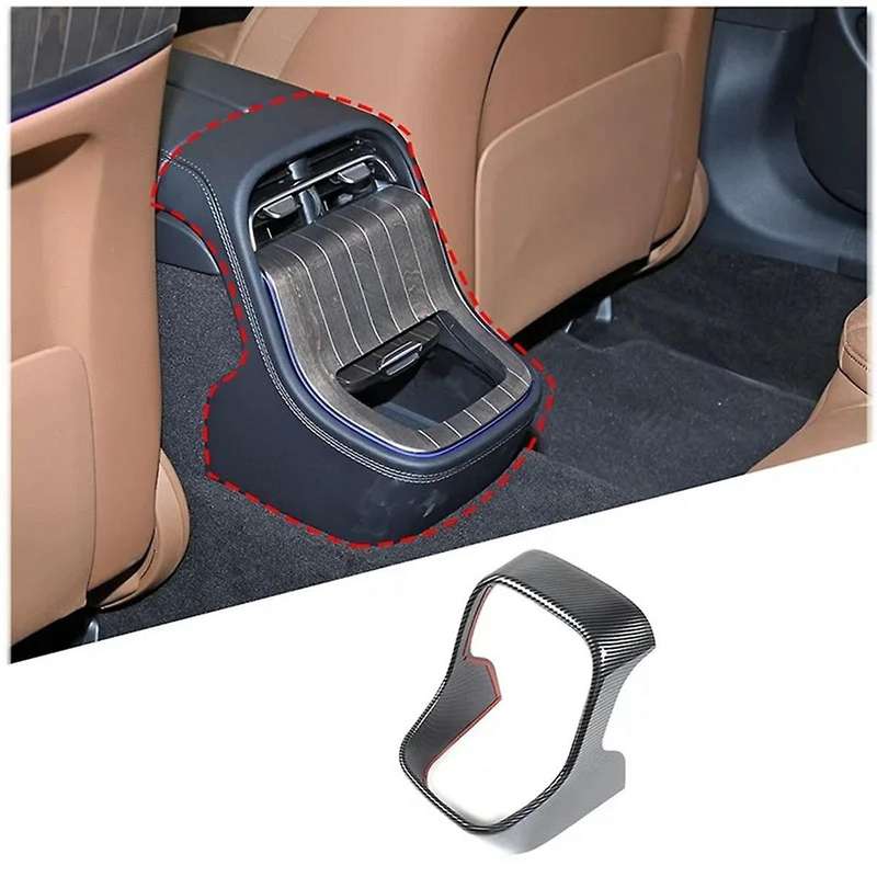 Rear Air Outlet Frame Trim Protection for E Class W214 2024 Accessories Carbon Fiber