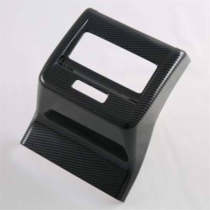 Rear Air Outlet Vent Panel Cover Trim for 2024 2025 Interior Accessories Carbon Fiber
